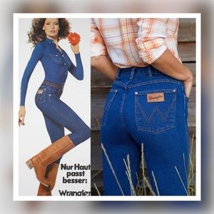 Wrangler Women's High Rise Jeans - Blue